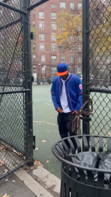 The gate — You're at the chain-link gate of the ball field, hand on the latch.